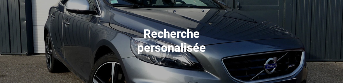 Recherche personnalisée de véhicule