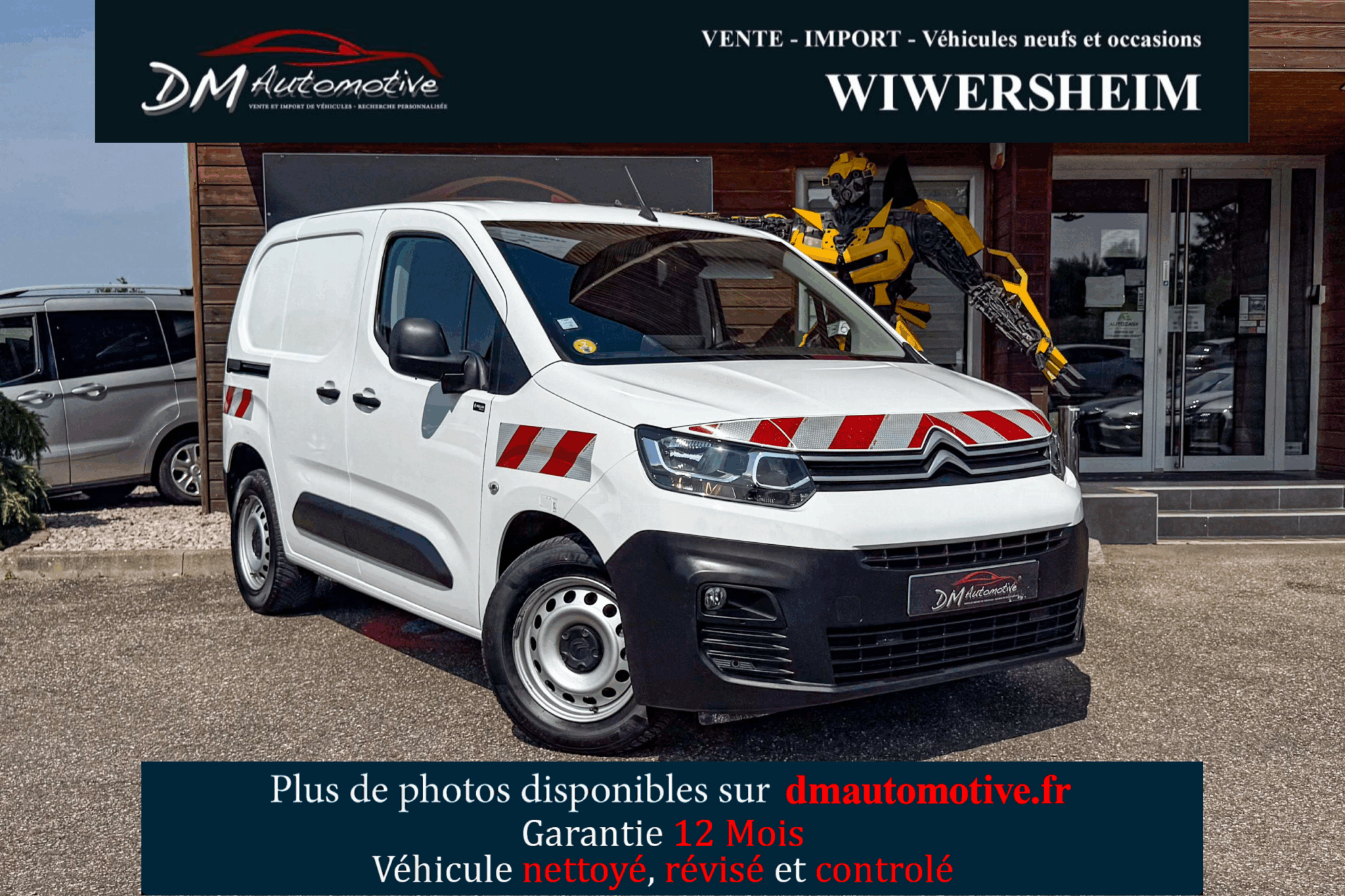 Citroën Berlingo (2) BlueHDi 100 BVM Club M (AM40)  3 portes  (juin 2018) (co2 112) 8490 euros