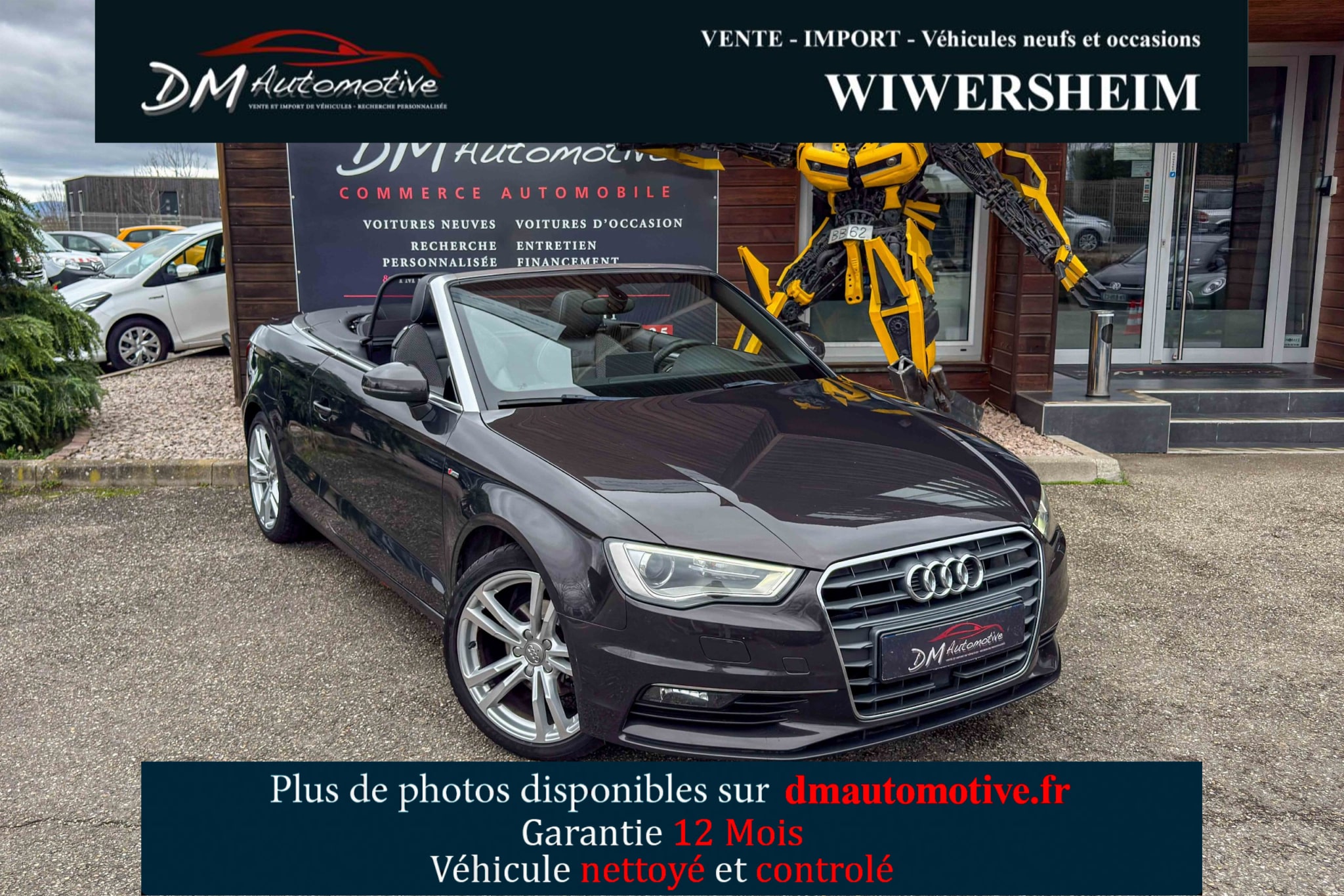 Audi A3 Cabriolet (3) 1.4 TFSI Cod S Tronic 7 S Line 14990 euros